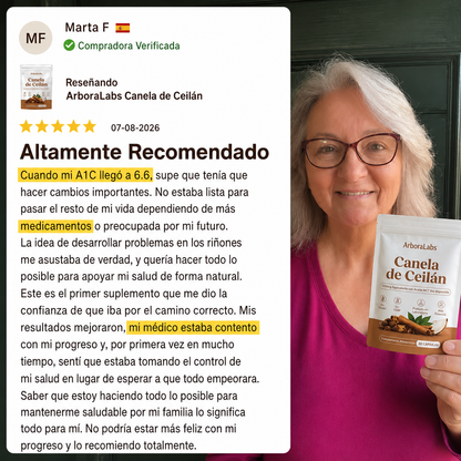 Canela de Ceilán con aceite MCT (7200 mg)